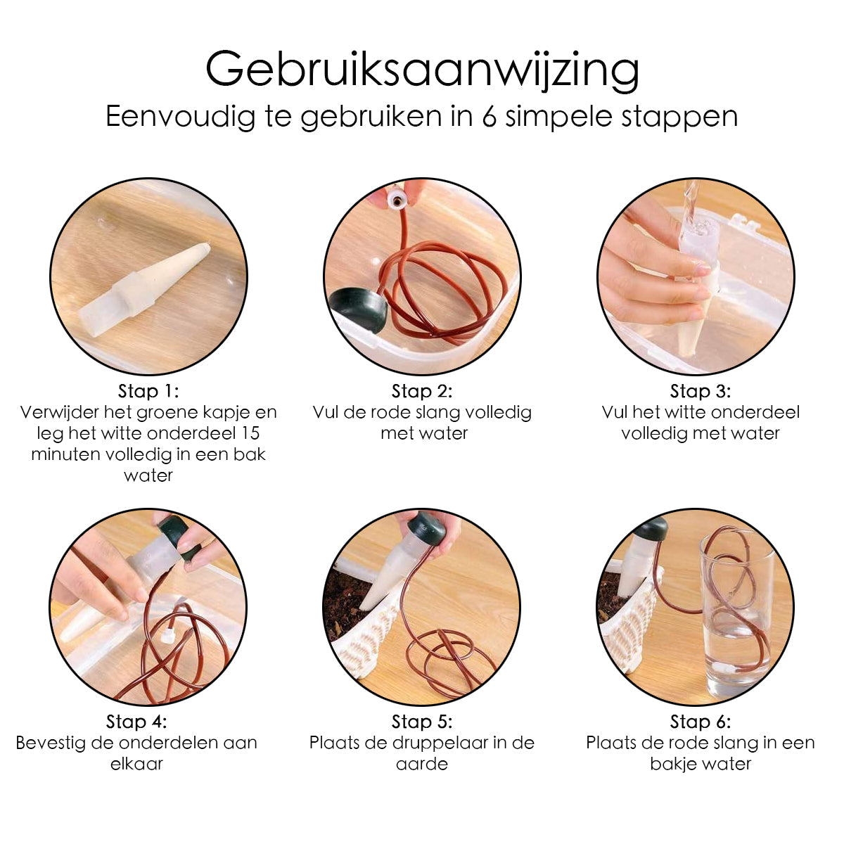 Waterdruppelaar - Druppelsysteem - 76 cm - 10 Stuks