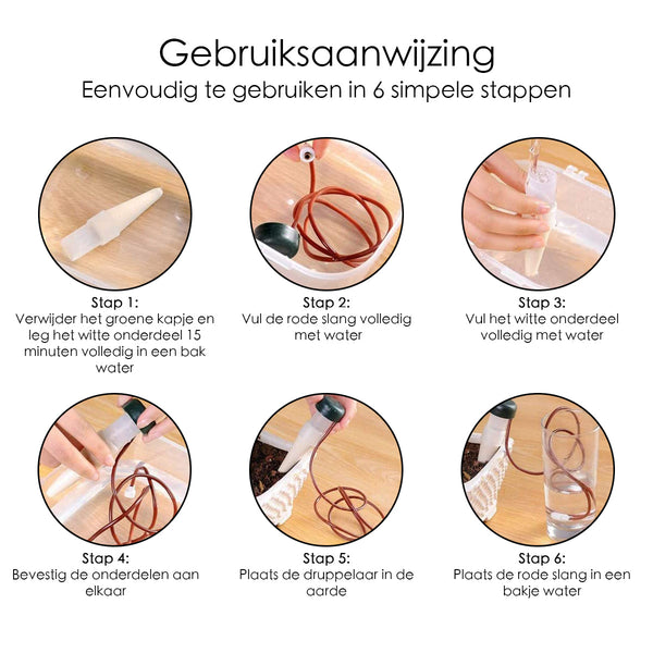 Waterdruppelaar - Druppelsysteem - 76 cm - 10 Stuks