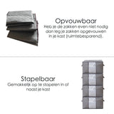Opbergtas voor Kleding en Dekbed - Grijs