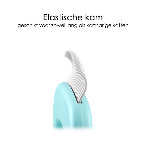 Kattenmassage - Massageborstel - Flexibel Materiaal - Set van 3