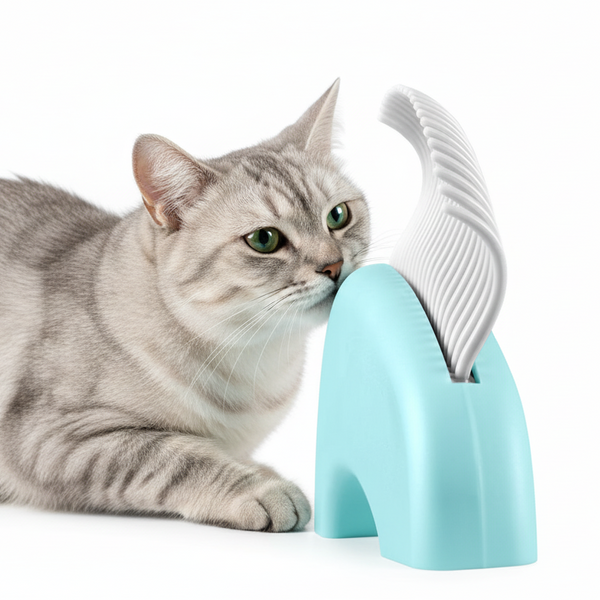 Kattenmassage - Massageborstel - Flexibel Materiaal - Set van 3