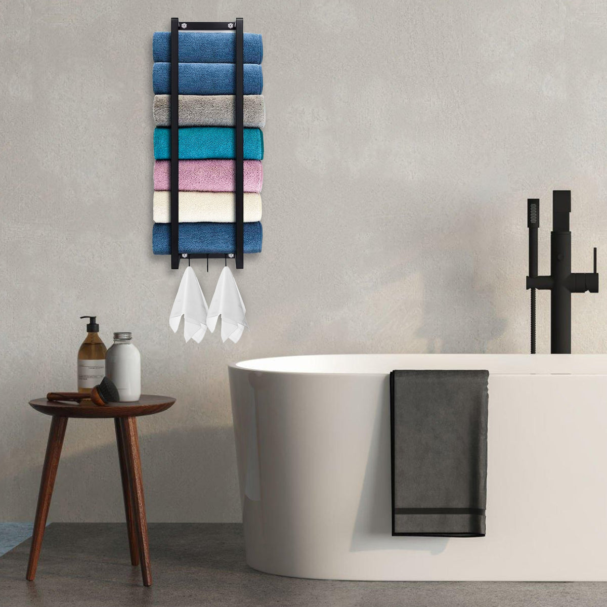 Handdoekrek Zwart