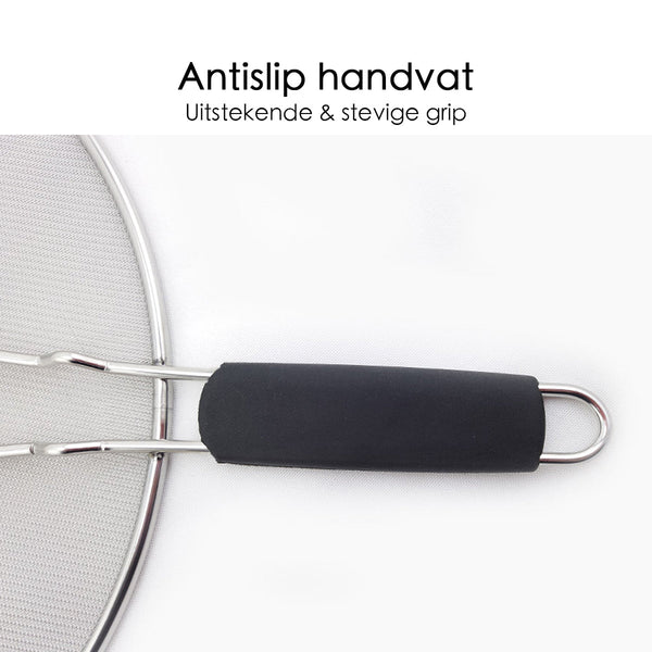 Anti Spatdeksel - Diameter 33 cm - Vaatwasserbestendig - Past op de meeste pannen