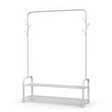 Kledingrek met Schoenenrek Wit
