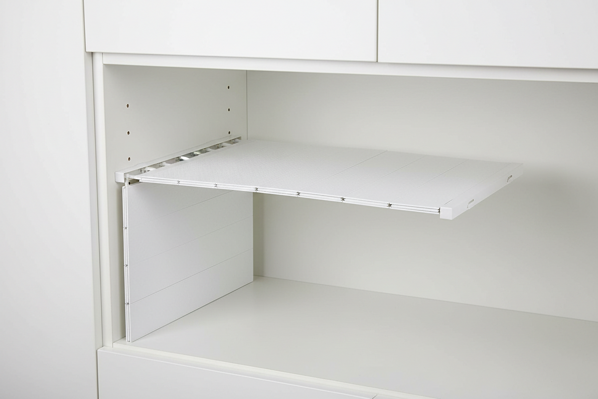 Kastplank - Verstelbaar - Draagt tot 25 kg - 53-90x30 cm - Wit