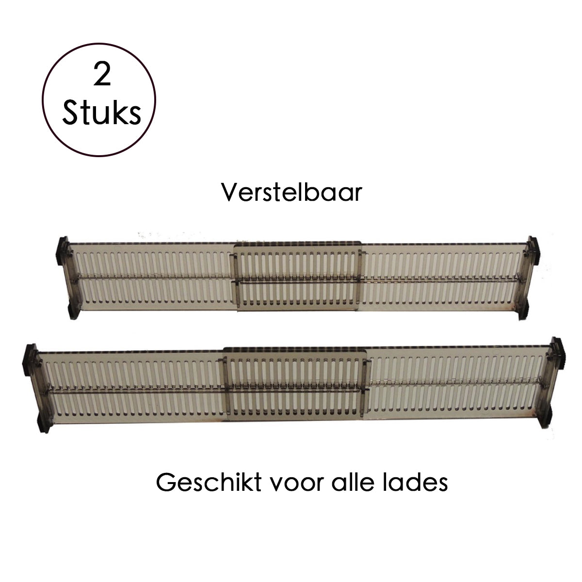 Lade Organizer - 2 Stuks - Transparant