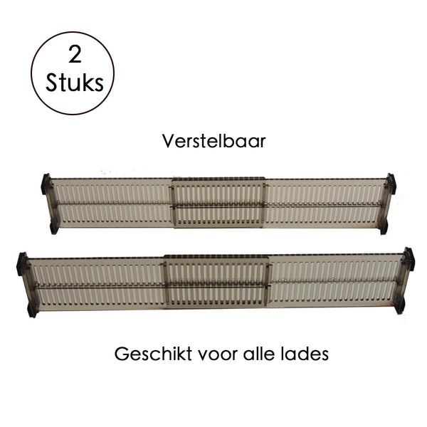 Lade Organizer - 2 Stuks - Transparant