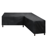 Beschermhoes voor Tuin set - Lounge set - 215x87x80cm - Zwart - De ideale bescherming voor je tuinmeubelen