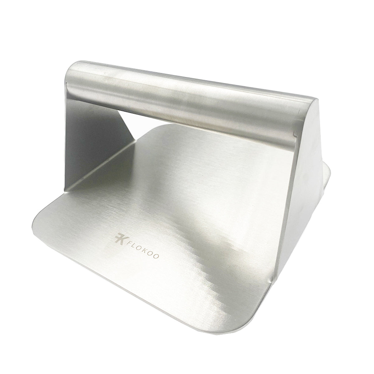 Hamburgerpers - Handmatige hamburger perser - Handheld Hamburger press - RVS - Smash burger - 14 x 14 cm