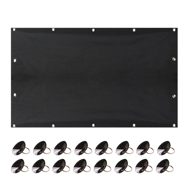 Verduisteringsdoek 120 x 70 cm - 100% Verduistering - Eenvoudige installatie met Zuignappen - Donker Maken - Verduisteringsgordijn
