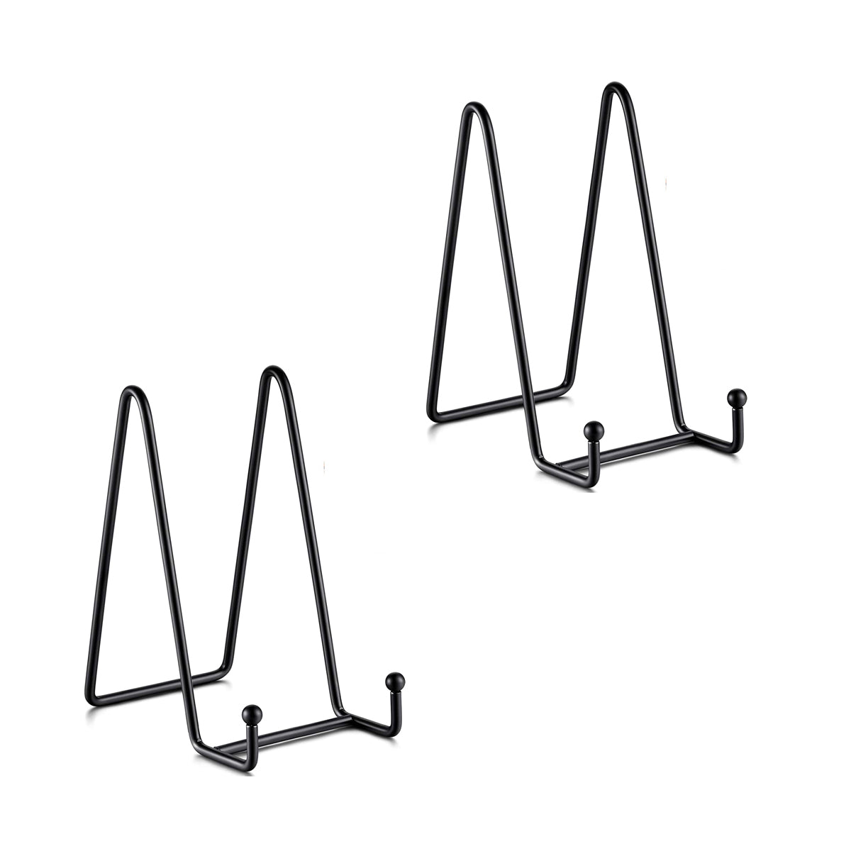 Bordenstandaard - Zwart - 2 Stuks - Bordenrek - Bordenstandaard voor Sierborden - Borden Display Standaard