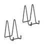 Bordenstandaard - Zwart - 2 Stuks - Bordenrek - Bordenstandaard voor Sierborden - Borden Display Standaard