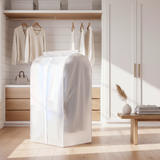 Kledinghoes XXL - Wit - 90 cm x 50 cm x 60 cm - Kledinghoezen - Kleding Beschermhoes - Kledingtas