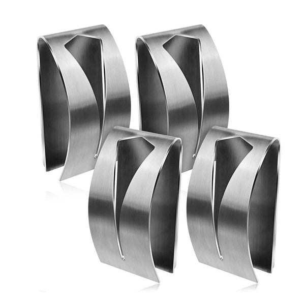 Handdoekhaak - RVS - 4 stuks - Zelfklevende handdoekhaken - Geen schroeven nodig