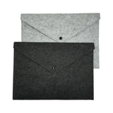 Aktetas Vilt - 2 Stuks - Lichtgrijs & Donkergrijs - Documenten Houder - Laptopsleeve - Documentenmap