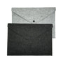 Aktetas Vilt - 2 Stuks - Lichtgrijs & Donkergrijs - Documenten Houder - Laptopsleeve - Documentenmap