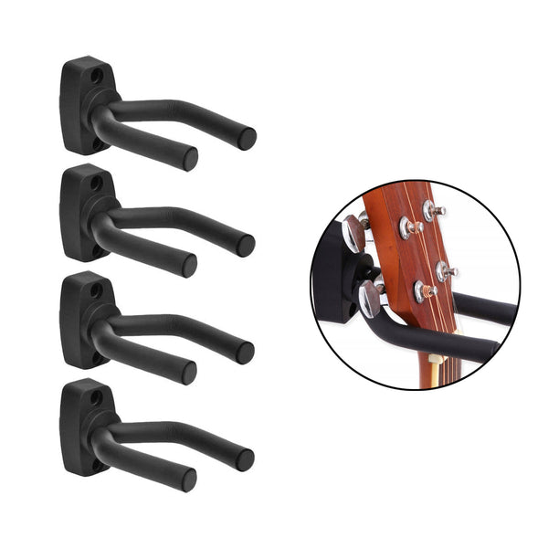 Gitaar muurhouder - Gitaarstandaards - 4-pack - Verstelbaar - 13,3 x 6,7 x 3,5 cm