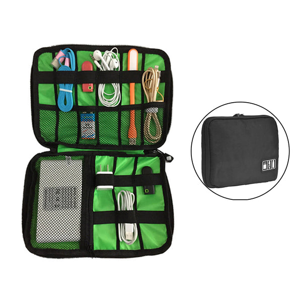 Kabel Organiser Tas - Kabeltas - Zwart - Elektronica & Accessoires Organizer Tas Deluxe