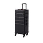 Kapperstrolley - Zwart - Mobiele Trolley voor Kappers - Beautykoffer - Pedicurekoffer - Nagelstyliste Koffer