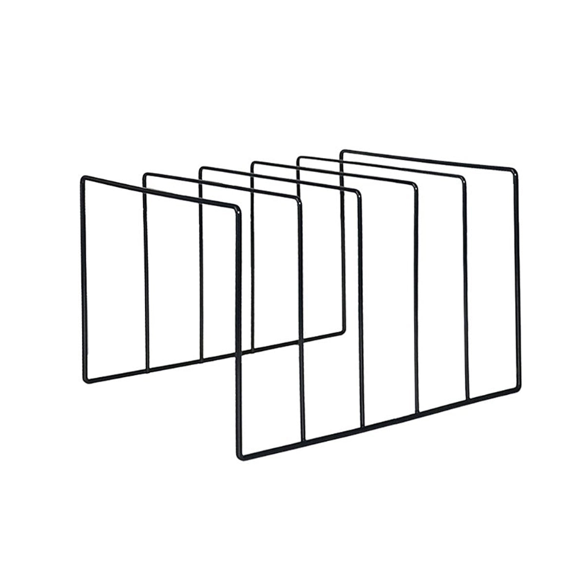 LP Opbergsysteem - Zwart - LP Kast - LP Houder - Lp Opbergrek - Langspeelplaat Organizer - Elpee Opbergsysteem