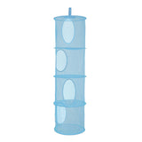 Hangende Opberger - Kinderkamer - Opvouwbaar - 4 Vakken - Blauw