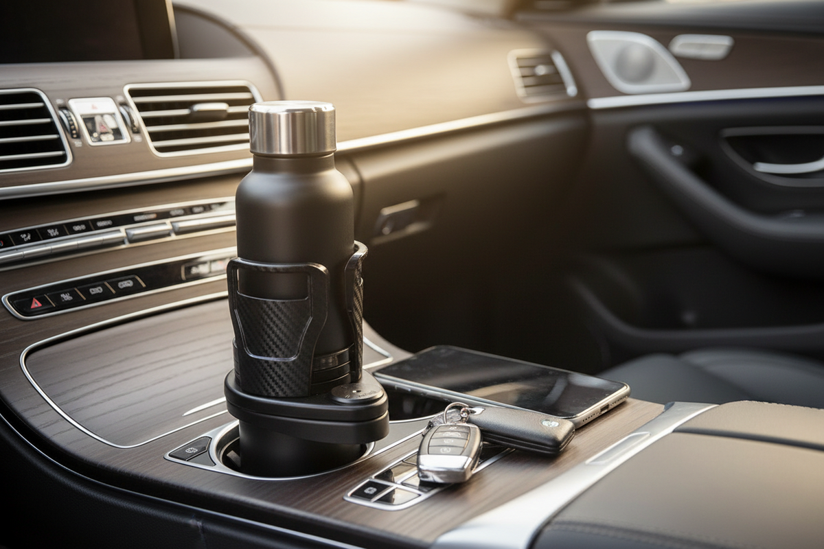 Bekerhouder voor in de auto - Cupholder - Koffiehouder - Frisdrankhouder - 18,6 x 5,1 cm