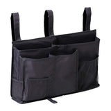 Bedside opslag zwart - Opbergzak voor naast bed - Bedside Pocket - Bed Organizer - 50,8 x 10,1 x 30,5 cm
