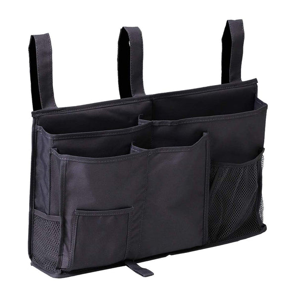 Bedside opslag zwart - Opbergzak voor naast bed - Bedside Pocket - Bed Organizer - 50,8 x 10,1 x 30,5 cm