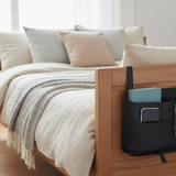 Bedside opslag zwart - Opbergzak voor naast bed - Bedside Pocket - Bed Organizer - 50,8 x 10,1 x 30,5 cm