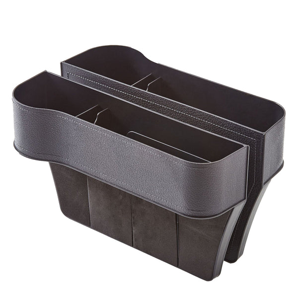 Auto Organizer Luxe - 2 stuks - Zwart - Links en Rechts - Universeel - Bekerhouder - Telefoonhouder