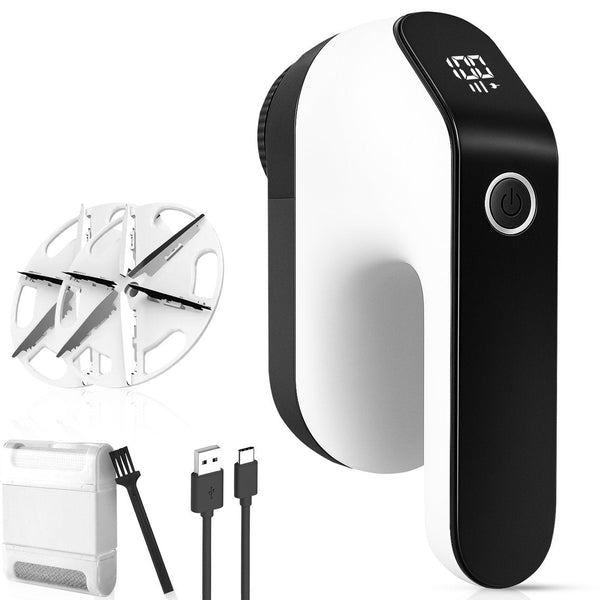 Elektrische Pluizenverwijderaar – Kledingontpluizer Oplaadbaar – Anti Pluis Apparaat voor Kleding, Bank, Wol & Meubels – USB-C – LED Display – Draadloze Kleding Shaver