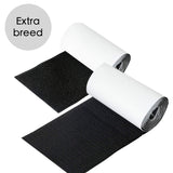 Klittenband - Rol Van 1 Meter - 10 cm Breed - Zwart