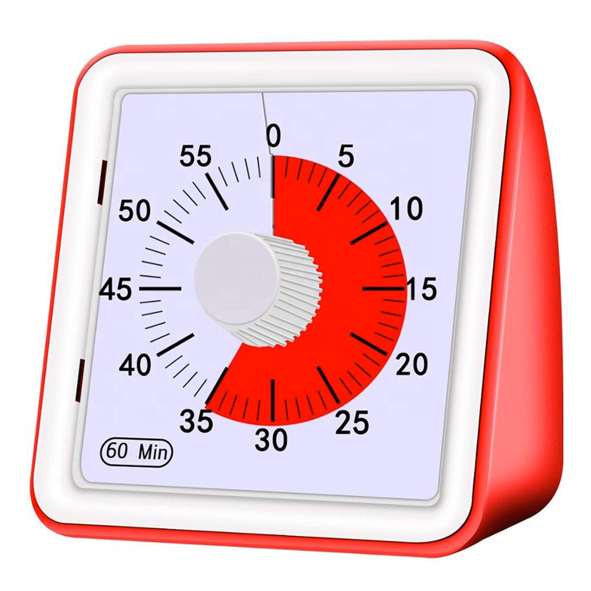 Leerklok voor Kinderen - Timer Kind - Vergaderklok - Aftelklok - Rood
