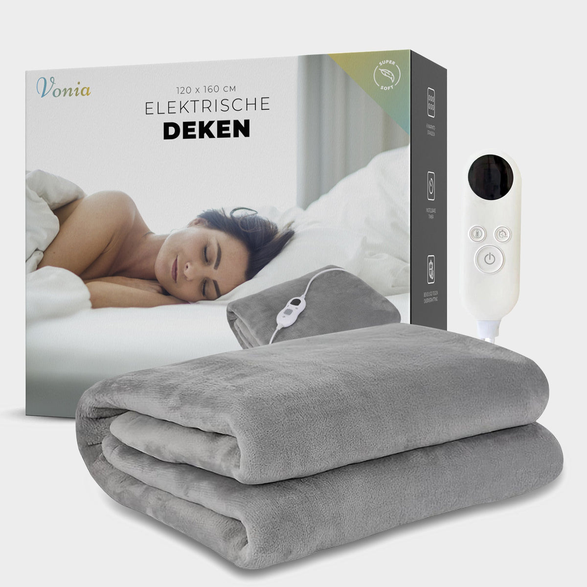 Elektrische Deken Grijs
