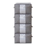 Hoogwaardige Opbergtas voor Kleding - 4 Stuks - Grijs - Organizer voor Dekbed