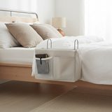 Bedside Pocket - Bed Opbergzak - Katoen - Lichtgrijs