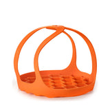 Pannenhouder - Diameter 20 cm - Lichtgewicht - Siliconen - Oranje