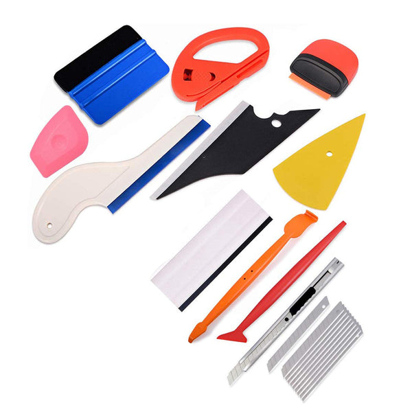 Car Wrap Folie Set - 11 delig - Auto Gereedschapset
