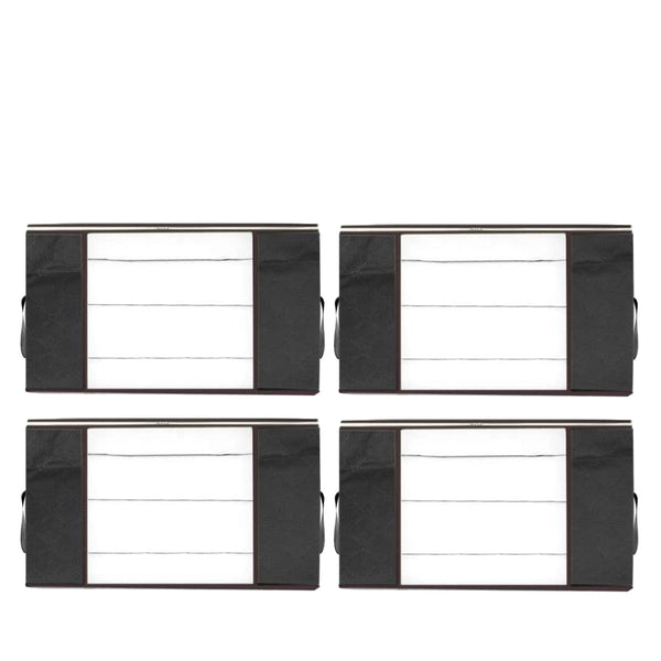 Hoogwaardige Opbergtas voor Kleding - 4 Stuks - Zwart - Organizer voor Dekbed