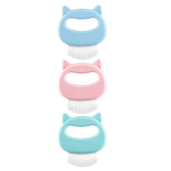 Kattenmassage - Massageborstel - Flexibel Materiaal - Set van 3