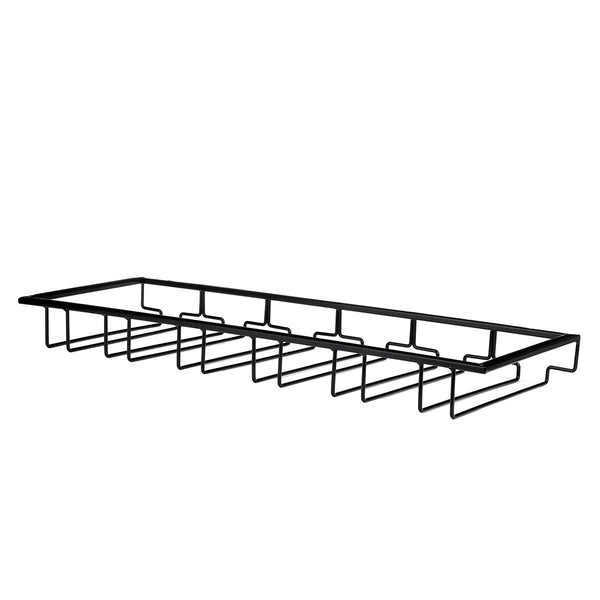 Ophangrek Wijnglazen - Zwart - 18 glazen - Wijnglazenhouder - Glazenrek