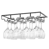 Ophangrek Wijnglazen - Zwart - 12 glazen - Wijnglazenhouder - Glazenrek