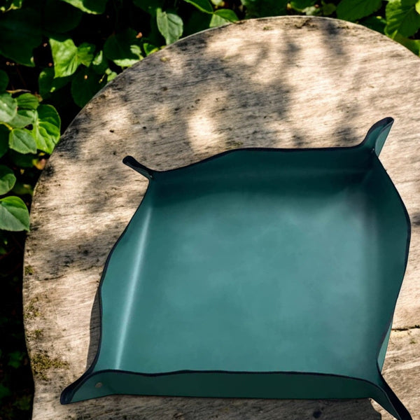 Verpotmat - 75 x 75 cm - Groen met Drukknopen - Waterdichte Mat - Plantenmat - Tuinmat