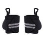 Fitness - Crossfit Polsband - Polsbandage Wrist Support Wraps - Pols Bandage Band - Set Van 2 Stuks - Zwart-Grijs