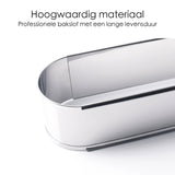 Sloffenring - Verstelbaar Bakframe - RVS - 27 - 40 cm