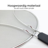 Anti Spatdeksel - Diameter 33 cm - Vaatwasserbestendig - Past op de meeste pannen