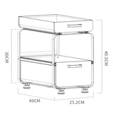 Gootsteenkast Organizer - Wit - Roestvrijstalen Schuiflade Organizer met Antislip & Ventilatie