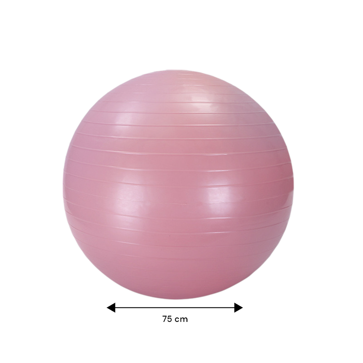 Yoga bal - Roze - inclusief pomp - Fitness bal - Zwangerschapsbal - 75 cm - Stevig & duurzaam
