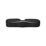 Ergonomisch Zitkussen met Band – Stuitkussen & Wigkussen – Zitverhoger voor Auto & Stoel – Autokussen – 45cm – Zwart