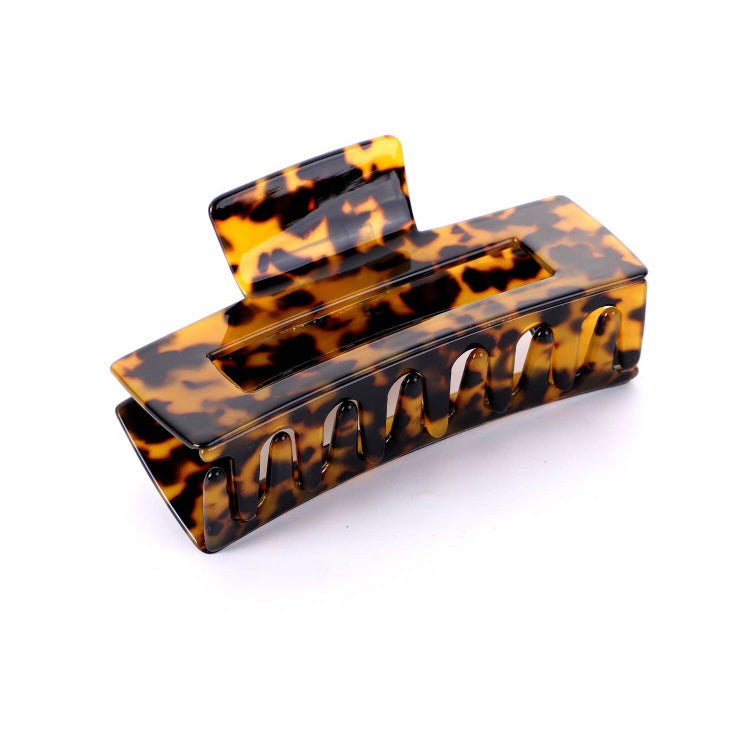 Claw Haar Clip | Haarklem Groot voor dik haar | Haarspeld | Haarclip groot | Kleur: Donker Bruin